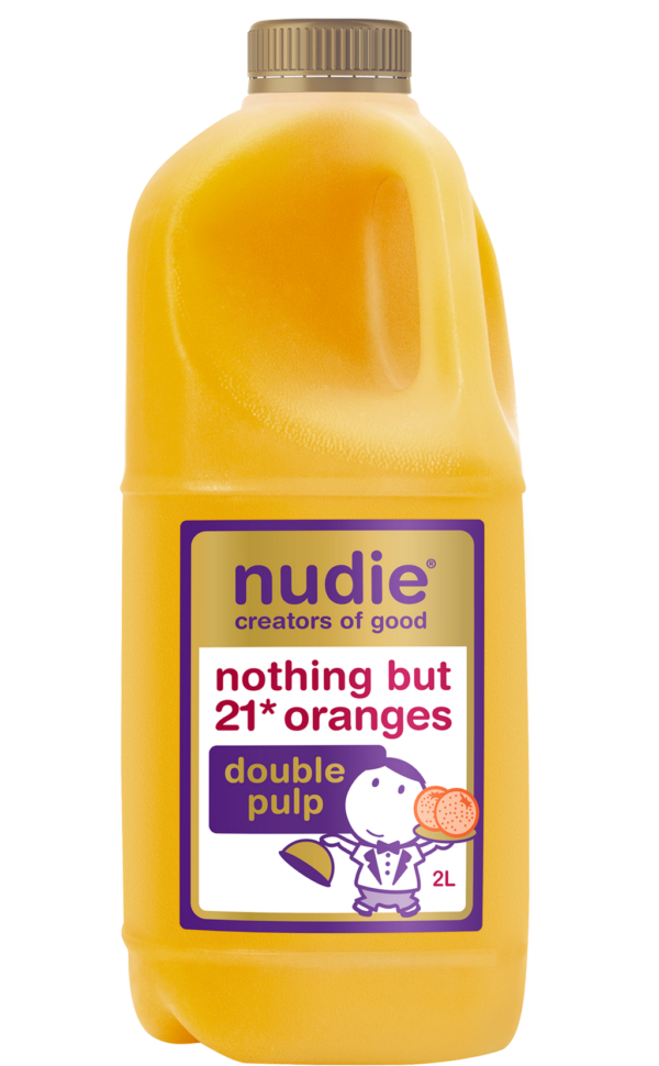 100 juice with no nasties nudie, creators of good