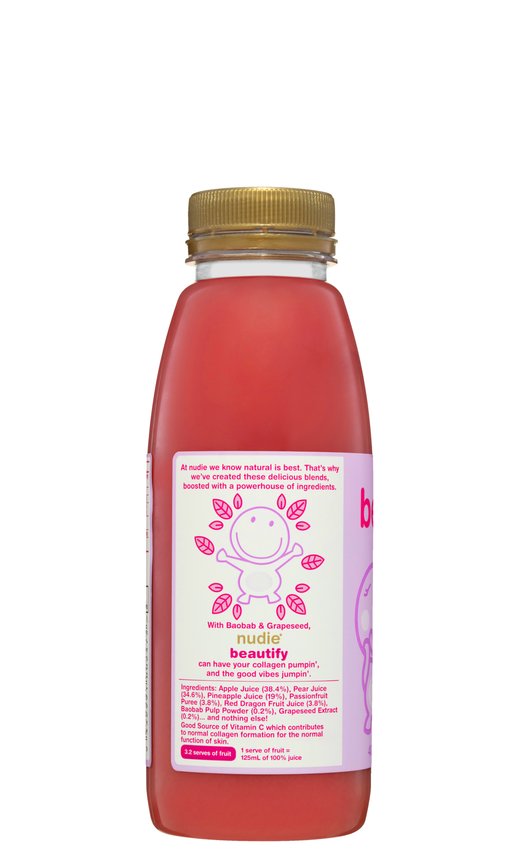 Nothing But Proactive Beauty 400ml Nudie Nothing But Fruit