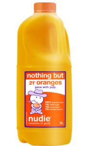 Nudie 2L Orange Juice With Pulp