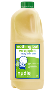 Nudie Cloudy Apple Juice 2 Liter