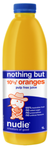 Nothing But Orange Pulp Free Juice 1L