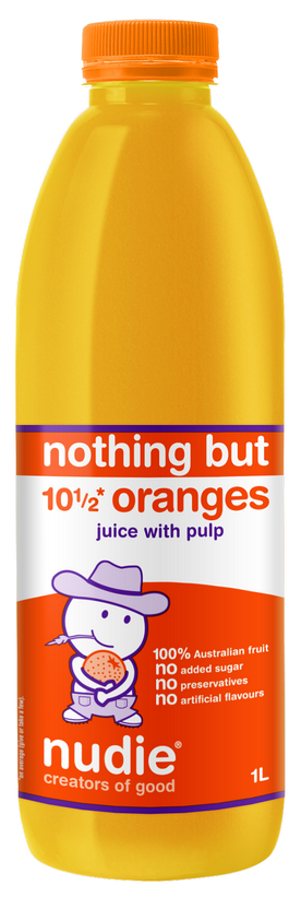 Nudie Orange With Pulp 1L