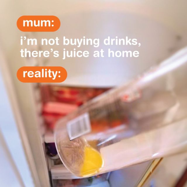 Muuuuuuuuuum! Don’t let this happen to you - try our 3L bottle…quickly...⁠
⁠