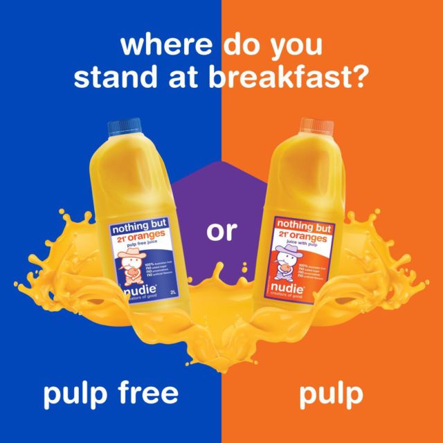 We’re a little torn ourselves! Tell us which one you prefer (no judgement here.) To vote for 'pulp' comment below with a 🍊or a 🙏 for 'pulp free.' #friendlycompetition