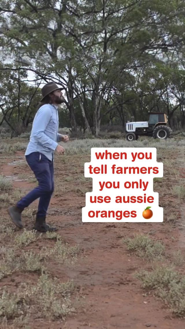 We’re giving him more than a round of applause⁠
⁠
We do everything we can to support Aussie farmers - like buying 100% of our oranges from them and even giving them the occasional hug... maybe we also need to look at getting them some dance lessons! ⁠
