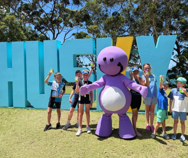 We had a splashing good time sponsoring the @eliteenergy_au Trikidz Aquathon in sunny Huskisson a couple of weekends back! ☀️🏊‍♀️ The little legends brought the energy and nudie brought the moves, the vibes and, obviously, the juice! 🧃 Nothing beats a refreshing sip after a big day of fun in the sun. Catch you at the next one!⁠
⁠
#nudiejuice #creatorsofgood