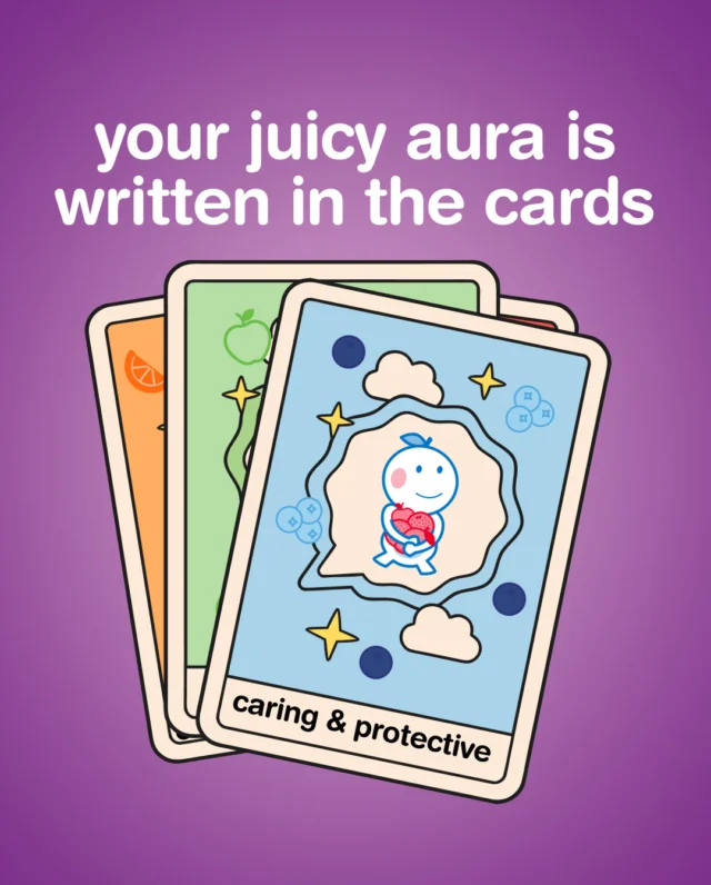 Your aura’s looking juicy today. What colour are you feeling?⁠
👉 Tell us in the comments 🍇🍊🍋⁠
⁠
#nudiejuice #internationalauraawarenessday #crestorsofgood