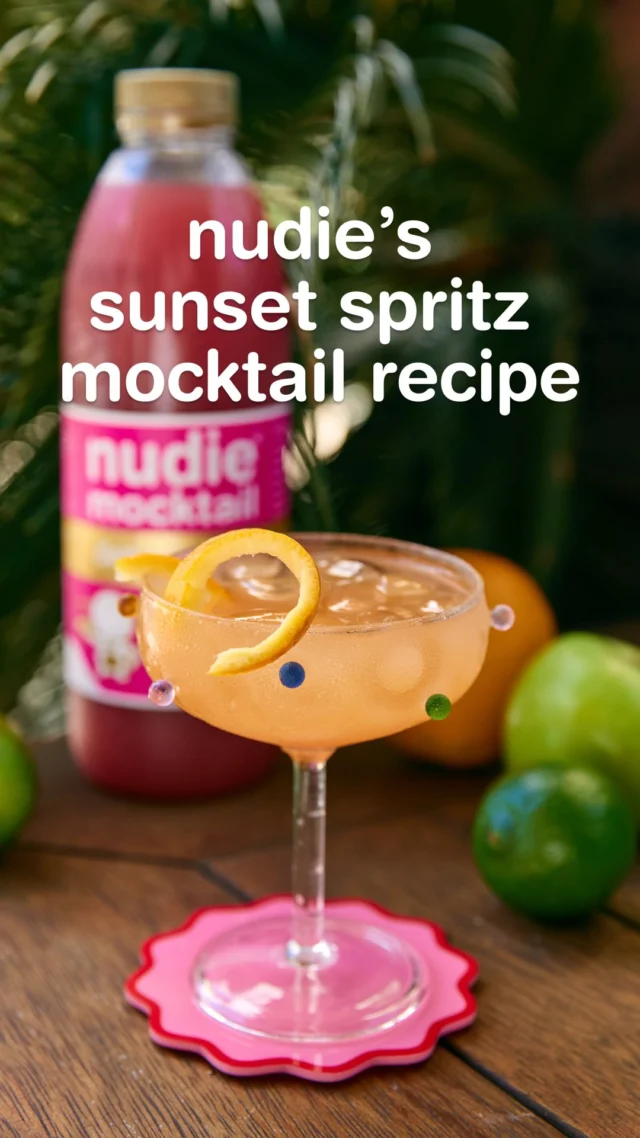 Last sunset of 2025 = first spritz of 2026. If your new years resolution is going dry this Jan, start strong with our Sunset Spritz 🌅✨

#nudiejuice #creatorsofgood #balanceoverbooze