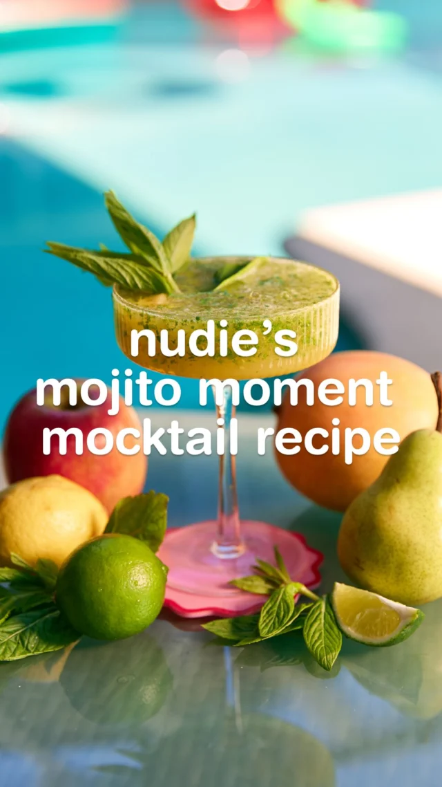 It’s time to take a moment… a mojito moment 🌿💦 The perfect sip for poolside lounging or backyard hangs. Grab our new mocktail range @colessupermarkets and let the good times flow 🧃☀️

#nudiejuice #mocktails #balanceoverbooze #sobersummer #creatorsofgood