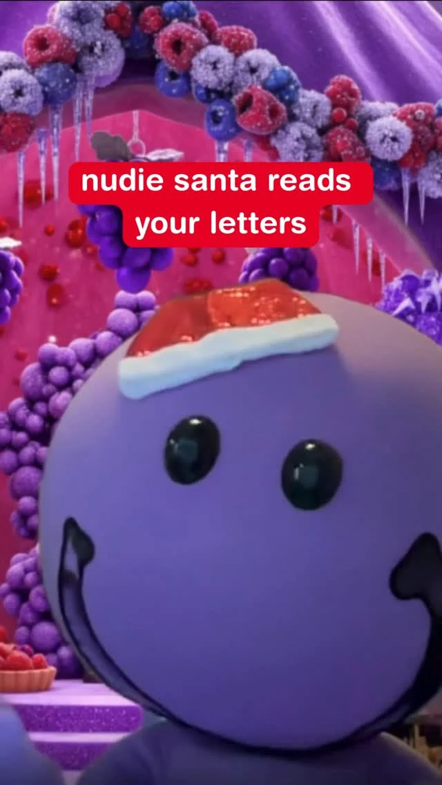 nudie Santa is making Christmas dreams come true* 🎅🥤⁠
*Dreams must be juice-related. 😂⁠
⁠
#nudiejuice #creatorsofgood #nudiesanta #xmas