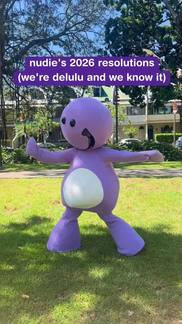 What else should nudie add to the list? ⁠
⁠
#nudiejuice #creatorsofgood #newyearsresolutions