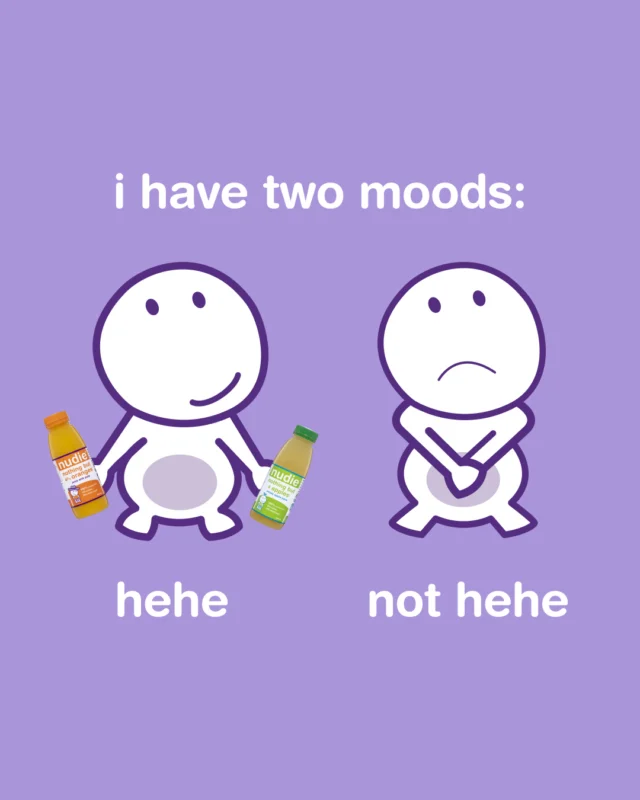 What's your mood this friyay? 🙊🧃⁠
⁠
#nudiejuice #creatorsofgood