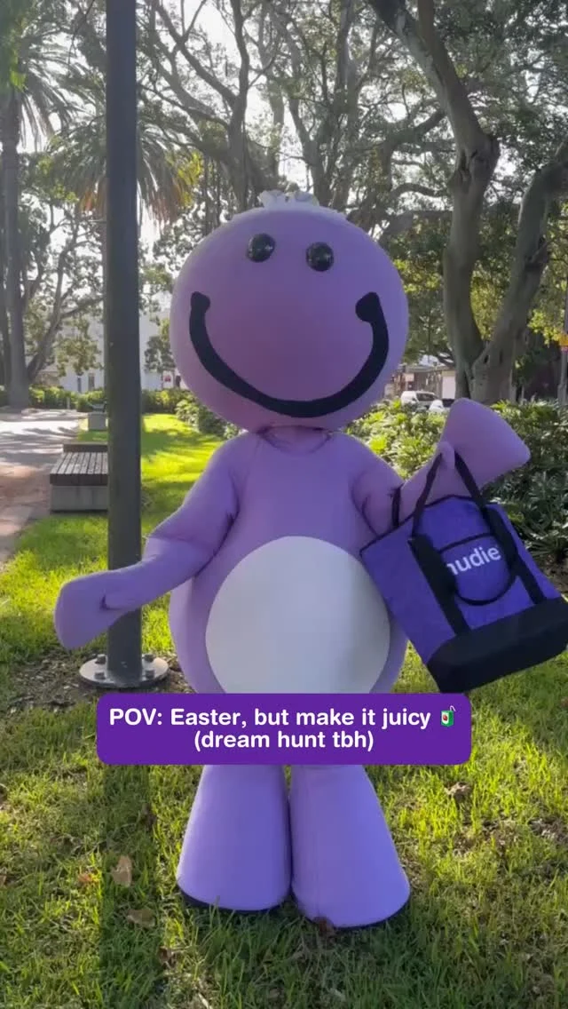 Happy Easter! We misunderstood egg hunt for juice (not choccy eggs) 🐰 #easter #nudiejuice #creatorsofgood